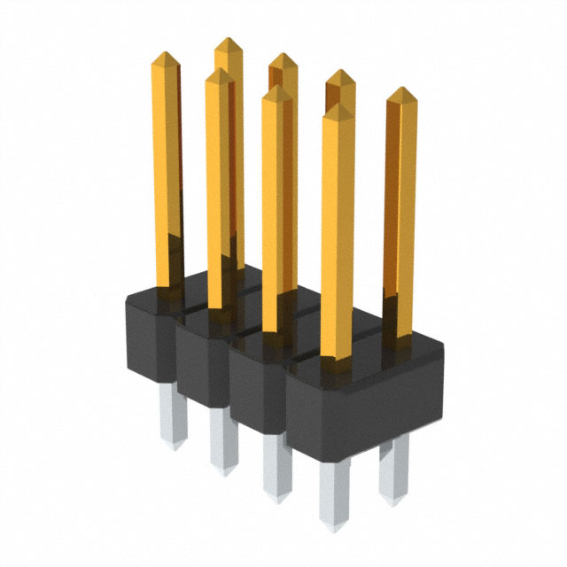 CONN HEADER VERT 8POS 2.54MM