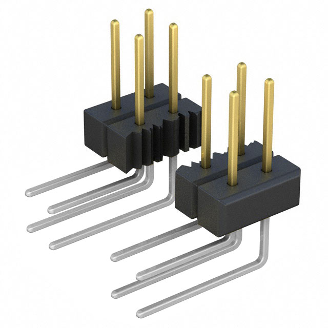 CONN HEADER R/A 10POS 2.54MM
