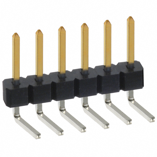 CONN HEADER R/A 6POS 2.54MM