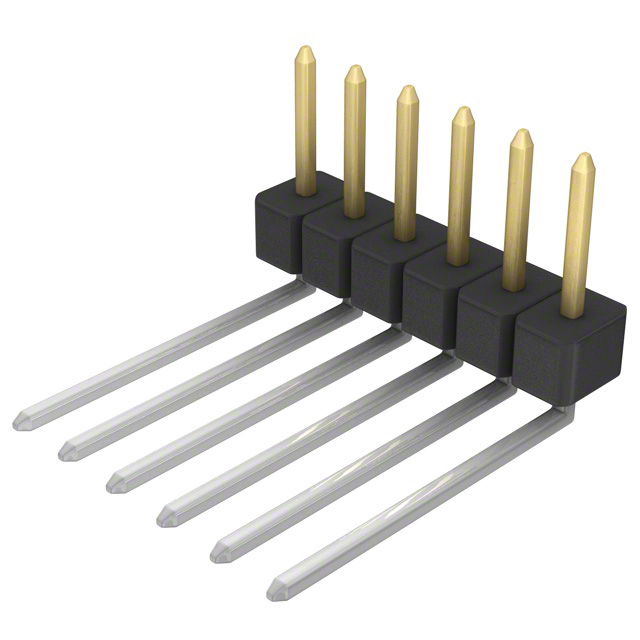 CONN HEADER R/A 6POS 2.54MM