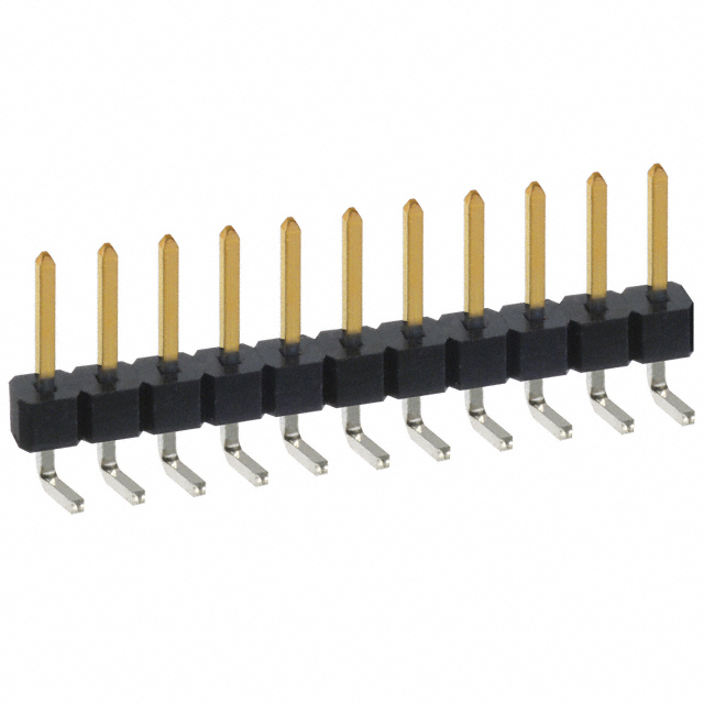 CONN HEADER R/A 11POS 2.54MM