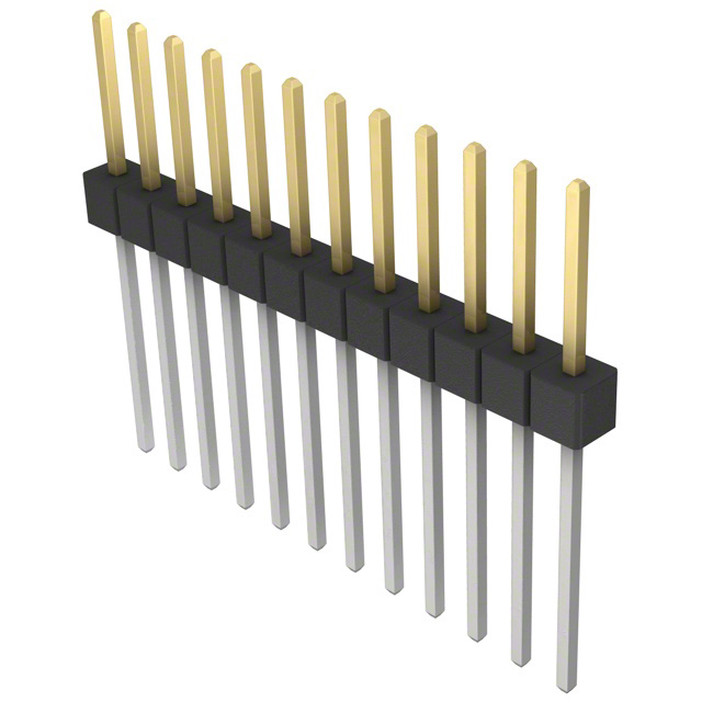 CONN HEADER VERT 12POS 2.54MM
