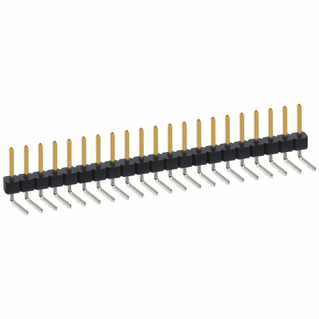 CONN HEADER R/A 21POS 2.54MM