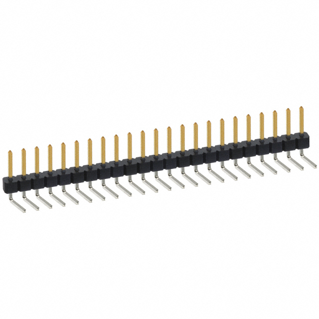 CONN HEADER R/A 23POS 2.54MM