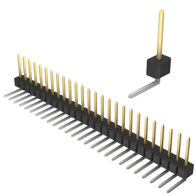 CONN HEADER R/A 26POS 2.54MM