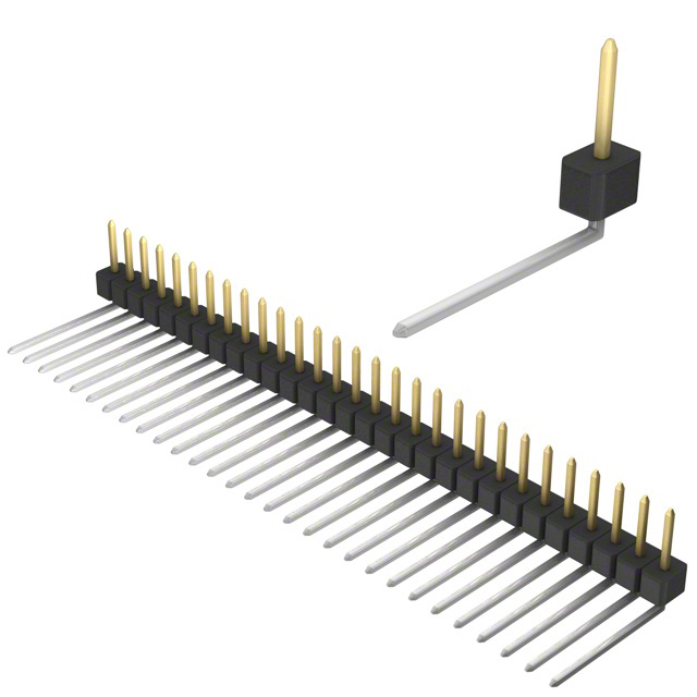 CONN HEADER R/A 29POS 2.54MM