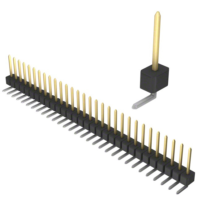 CONN HEADER R/A 30POS 2.54MM