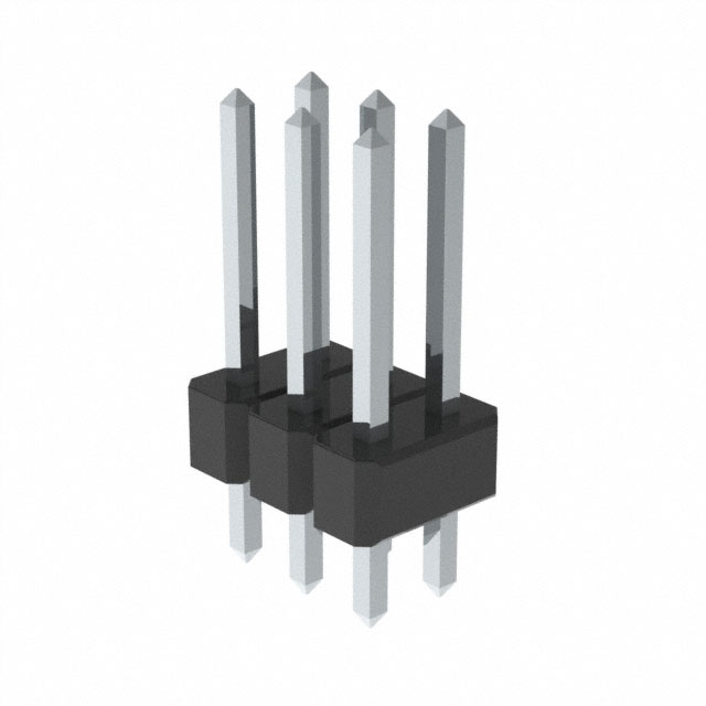 CONN HEADER VERT 6POS 2.54MM