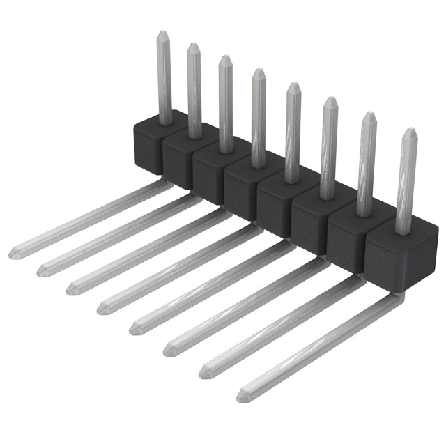 CONN HEADER R/A 8POS 2.54MM
