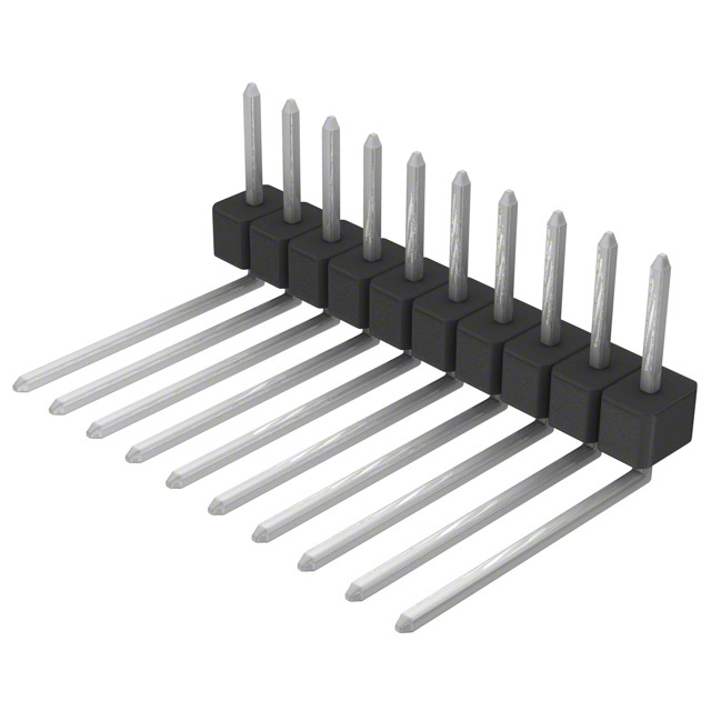 CONN HEADER R/A 10POS 2.54MM
