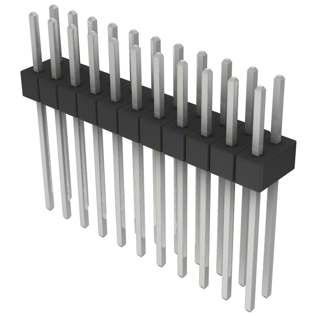 CONN HEADER VERT 22POS 2.54MM