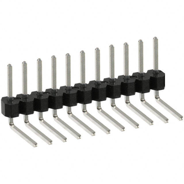 CONN HEADER R/A 11POS 2.54MM