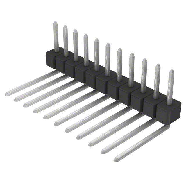 CONN HEADER R/A 11POS 2.54MM