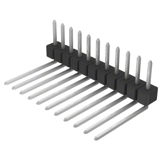 CONN HEADER R/A 11POS 2.54MM