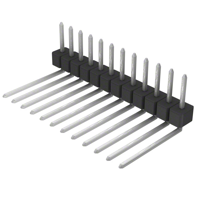CONN HEADER R/A 12POS 2.54MM