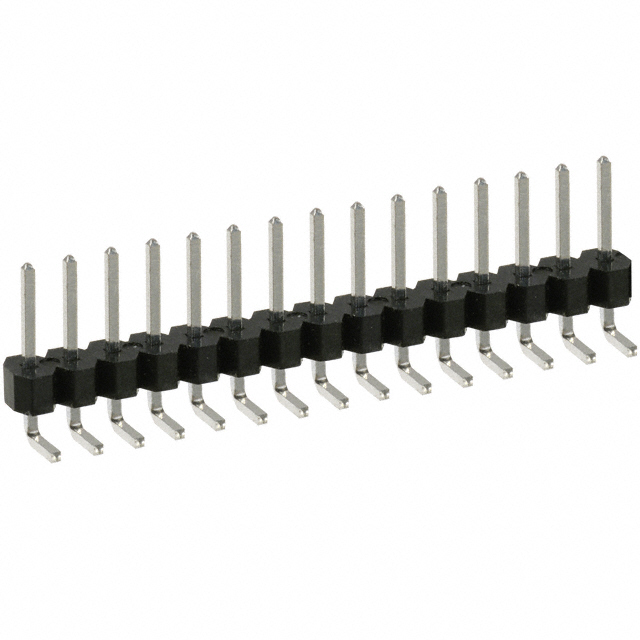 CONN HEADER R/A 15POS 2.54MM