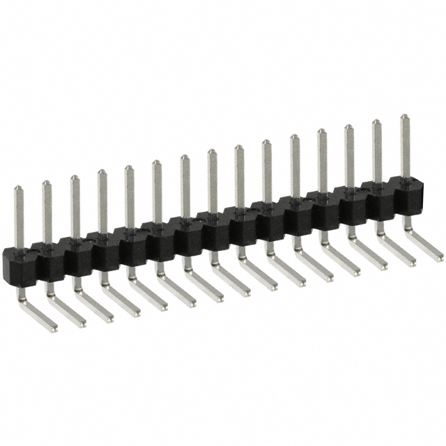 CONN HEADER R/A 15POS 2.54MM