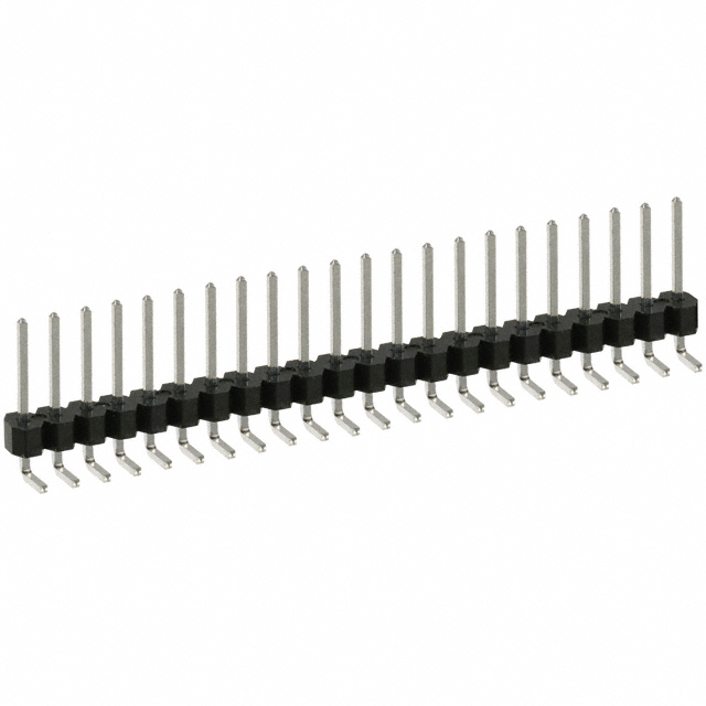 CONN HEADER R/A 22POS 2.54MM