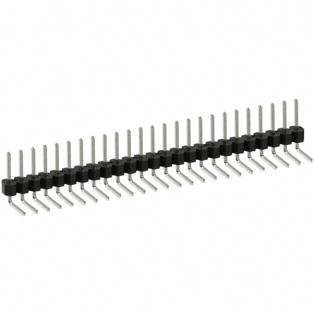 CONN HEADER R/A 25POS 2.54MM
