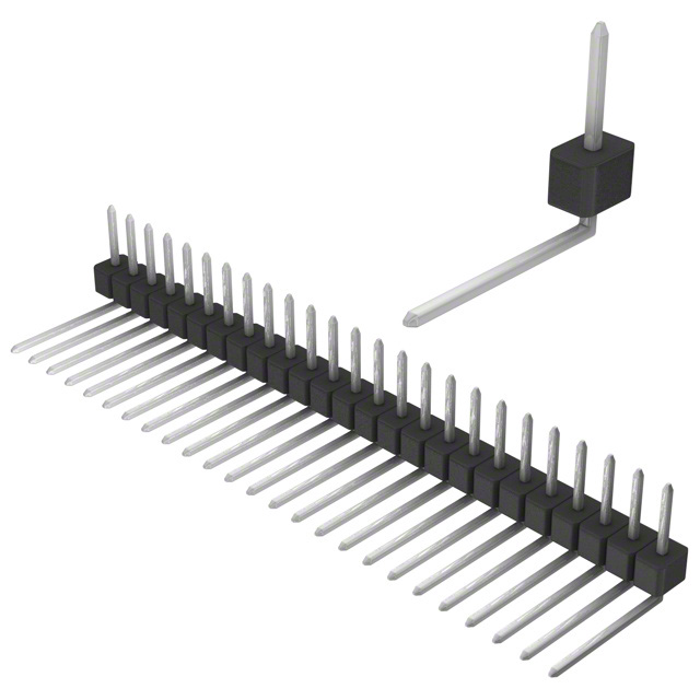 CONN HEADER R/A 25POS 2.54MM