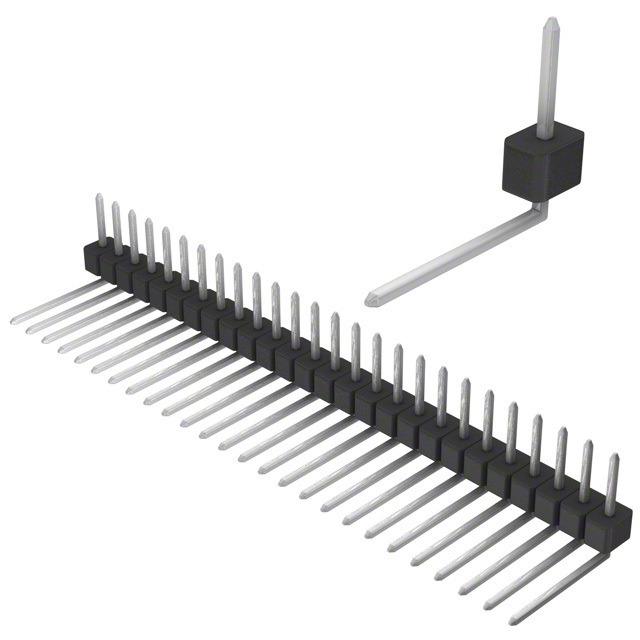 CONN HEADER R/A 26POS 2.54MM