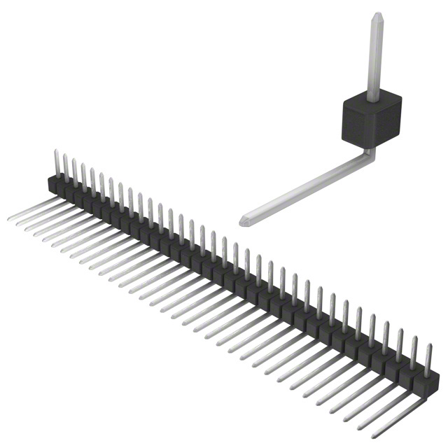 CONN HEADER R/A 34POS 2.54MM