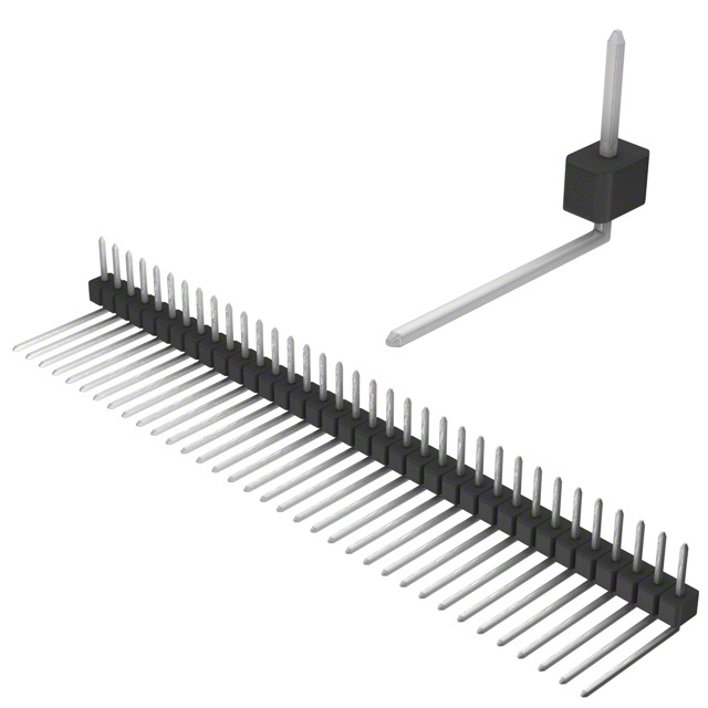 CONN HEADER R/A 35POS 2.54MM