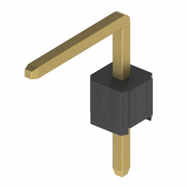 CONN HEADER R/A 1POS 2.54MM