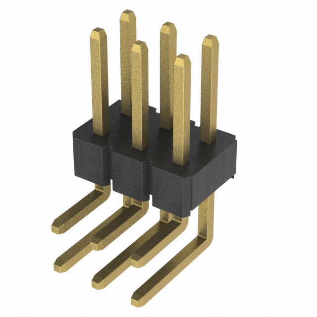 CONN HEADER R/A 6POS 2.54MM