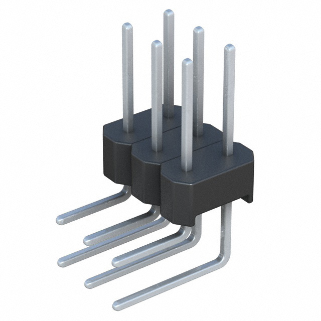 CONN HEADER R/A 6POS 2.54MM