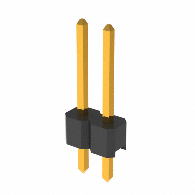 CONN HEADER VERT 2POS 2.54MM