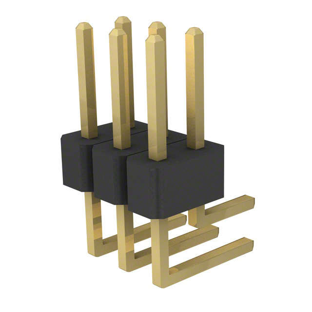 CONN HEADER R/A 6POS 2.54MM