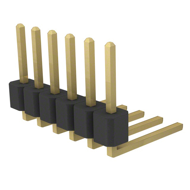 CONN HEADER R/A 6POS 2.54MM