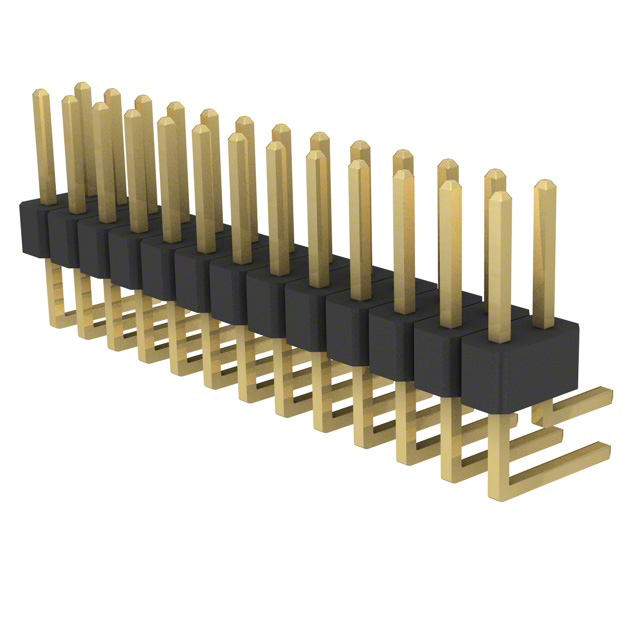 CONN HEADER R/A 26POS 2.54MM
