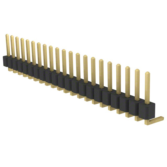 CONN HEADER R/A 21POS 2.54MM