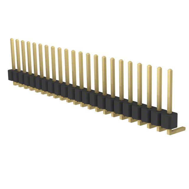 CONN HEADER R/A 22POS 2.54MM