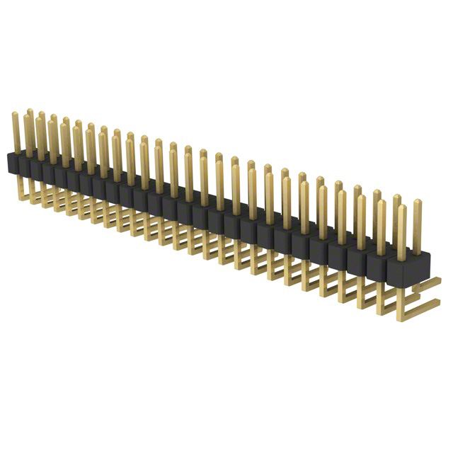 CONN HEADER R/A 52POS 2.54MM