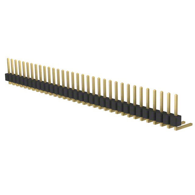 CONN HEADER R/A 33POS 2.54MM