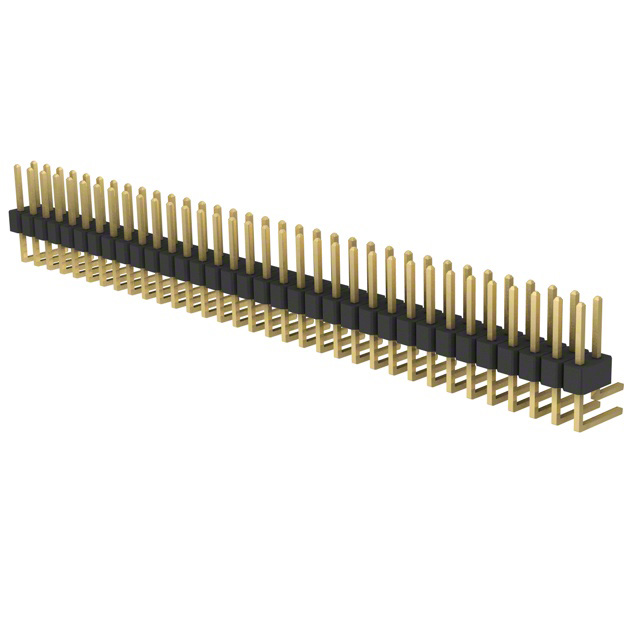 CONN HEADER R/A 68POS 2.54MM