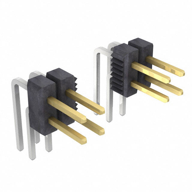 CONN HEADER R/A 72POS 2.54MM