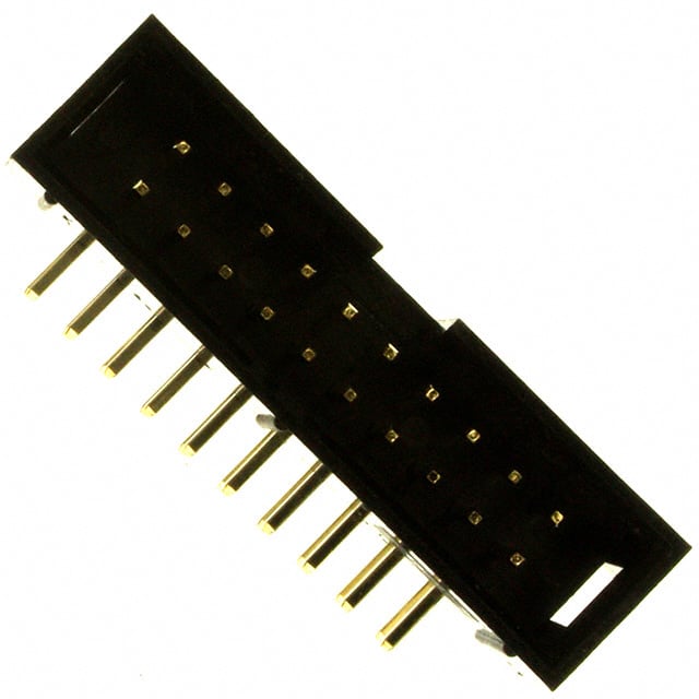 CONN HEADER R/A 20POS 2.54MM
