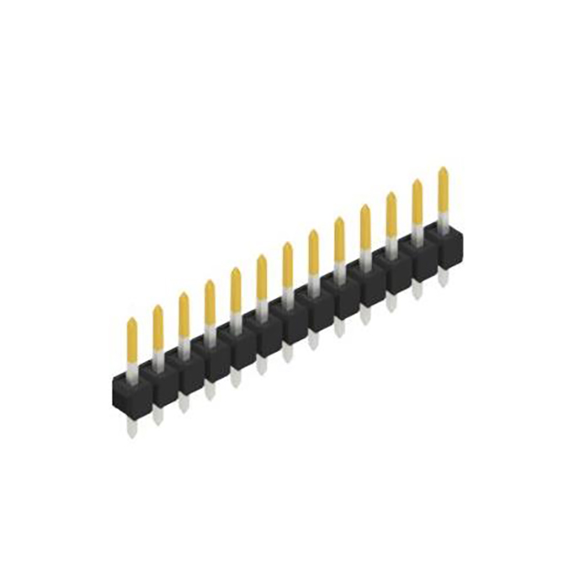 one row,  0.635 mm