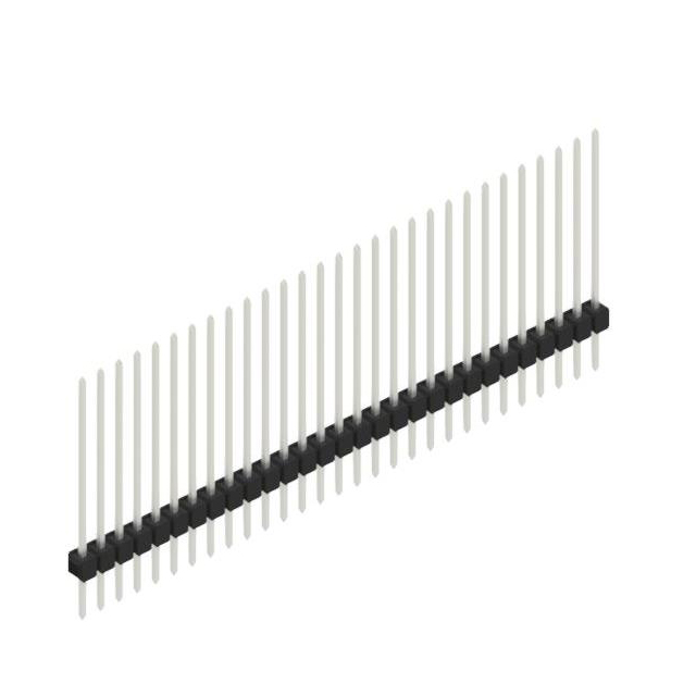 ONE ROW,  0.635 MM