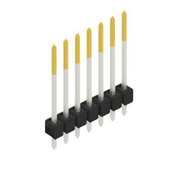 ONE ROW,  0.635 MM