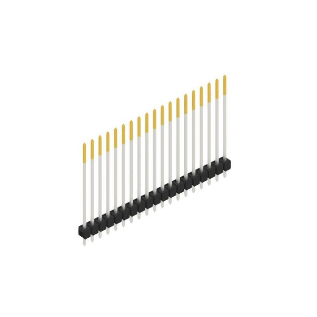 ONE ROW,  0.635 MM