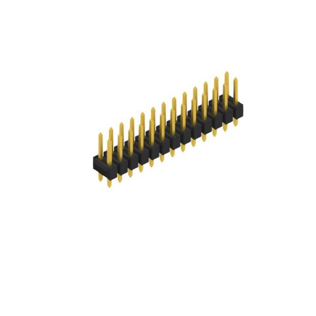 TWO ROWS,  0.635 MM
