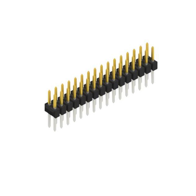 TWO ROWS,  0.635 MM