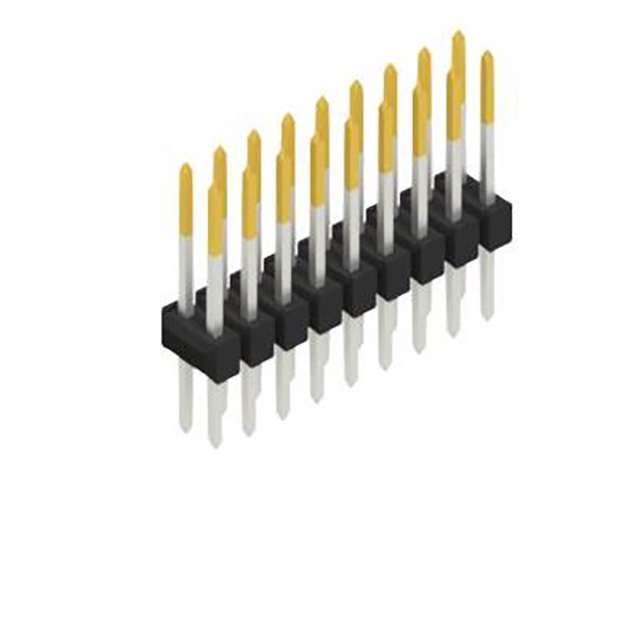 TWO ROWS,  0.635 MM