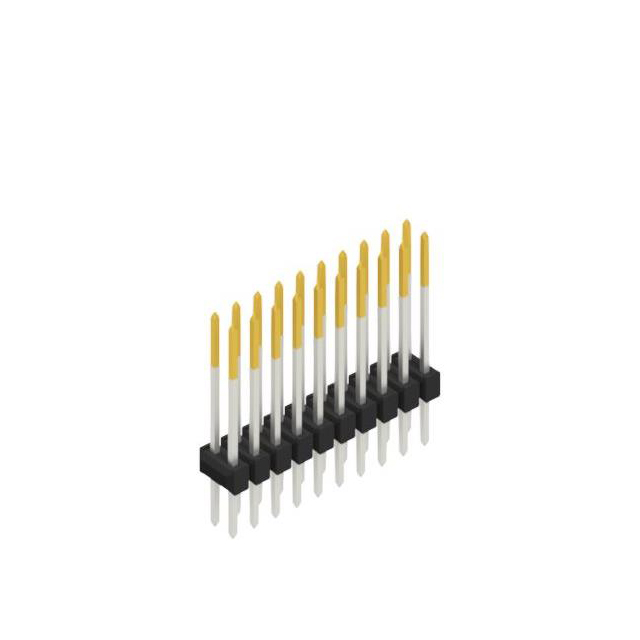 TWO ROWS,  0.635 MM