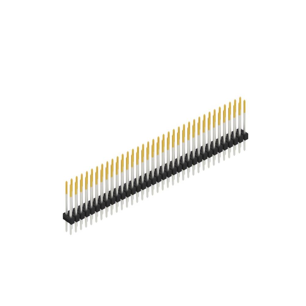 TWO ROWS,  0.635 MM